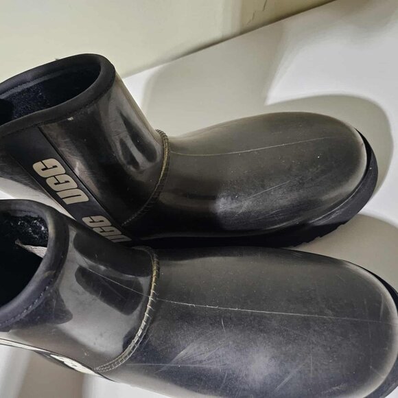 Ugg Shoes - Ugg Clear rain boots in black - Size 8